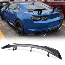 Carbon Fiber Rear Trunk Spoiler Wing For 2016-2022 Chevy Camaro ZL1 1LE Style
