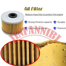 Road Passion Filtro Olio Per Moto – 4 Pezzi, Compatibile Con HONDA AX-1 NX250 XR250L CBX250 E SUZUKI DRZ110, Sostituzione Fram CH6015