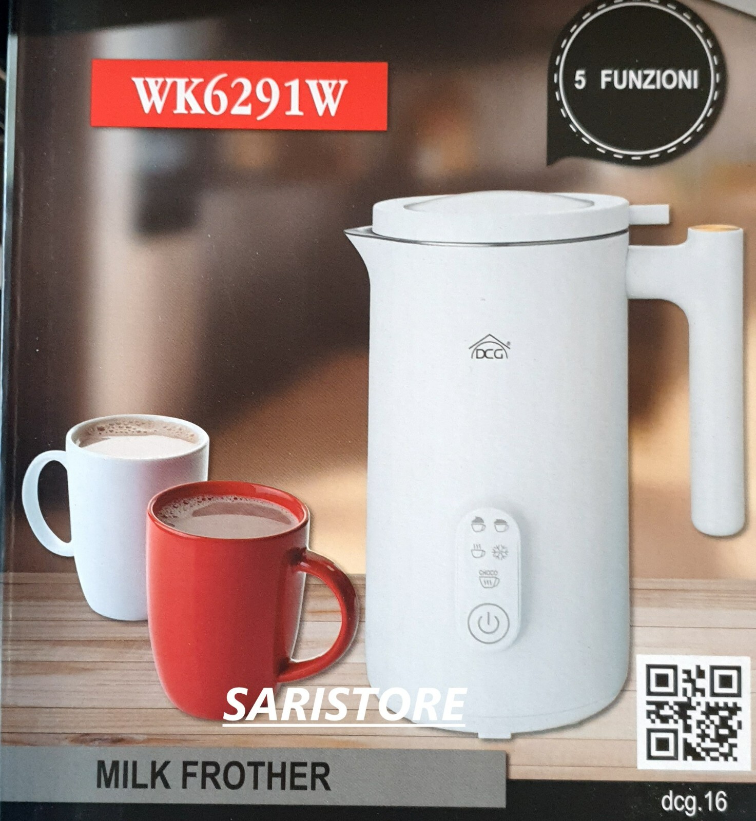 Montalatte 500W Alta Prestazione | 4-in-1 Caldo e Freddo Acciaio - 3