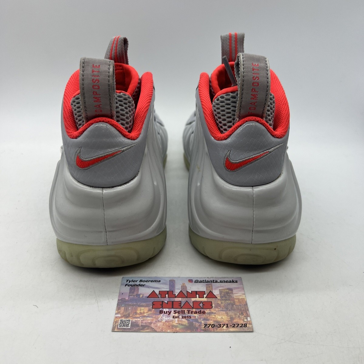 Size 9.5 - Nike Air Foamposite Pro Premium Pure Platinum Grey