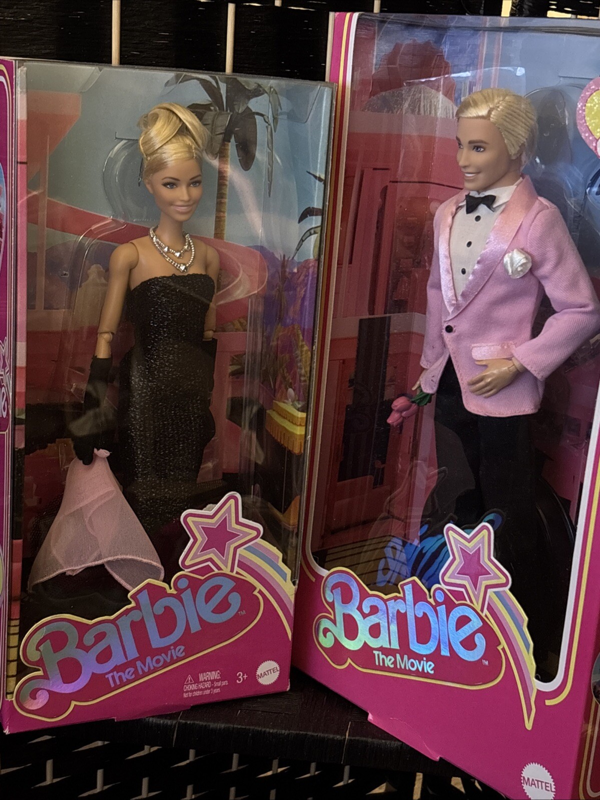Barbie The Movie Doll Margot Robbie and Ryan Gosling dolls Red Carpet Redress #2