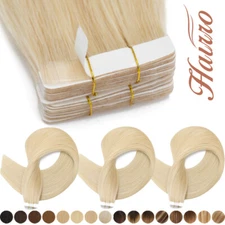 Thick Tape In 100% Human Hair Extensions Skin Wefts Russian Hair 12 14 16 18 20"