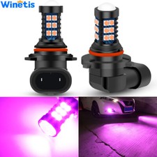 2x 9005 Hb3 Led High Beam Daytime Running Light Bulb Drl Lamp 14000k Pink Purple