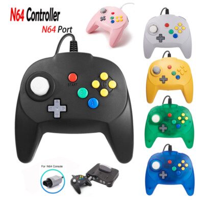 N64 Controller Gamepad Retro 64Bit Kontroller für Nintendo 64 N64 Konsole System