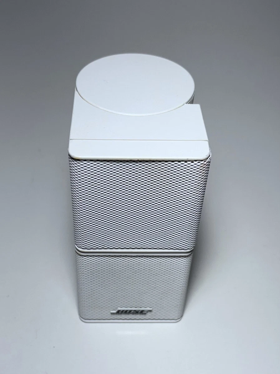 Coppia Altoparlanti Mini Cube Bose Acoustimass Jewel - Bianchi - Usati