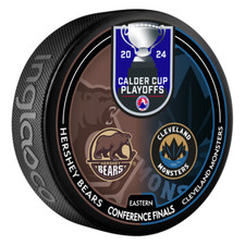 2024 AHL Calder Cup Playoffs Dueling Puck Hershey Bears vs Cleveland Monsters