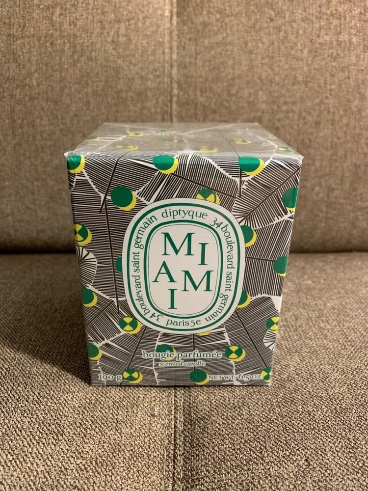 Diptyque Miami City Scented Candle Brand New in Sealed Box 190g 6.5oz