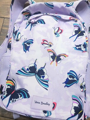 Vera Bradley ReActive Grand Backpack Lavender Butterfly  display picture 1