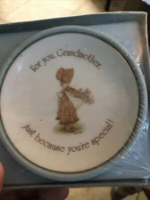 American Greetings Lasting Treasures 4” Porcelain Plate For Your Grandmother New