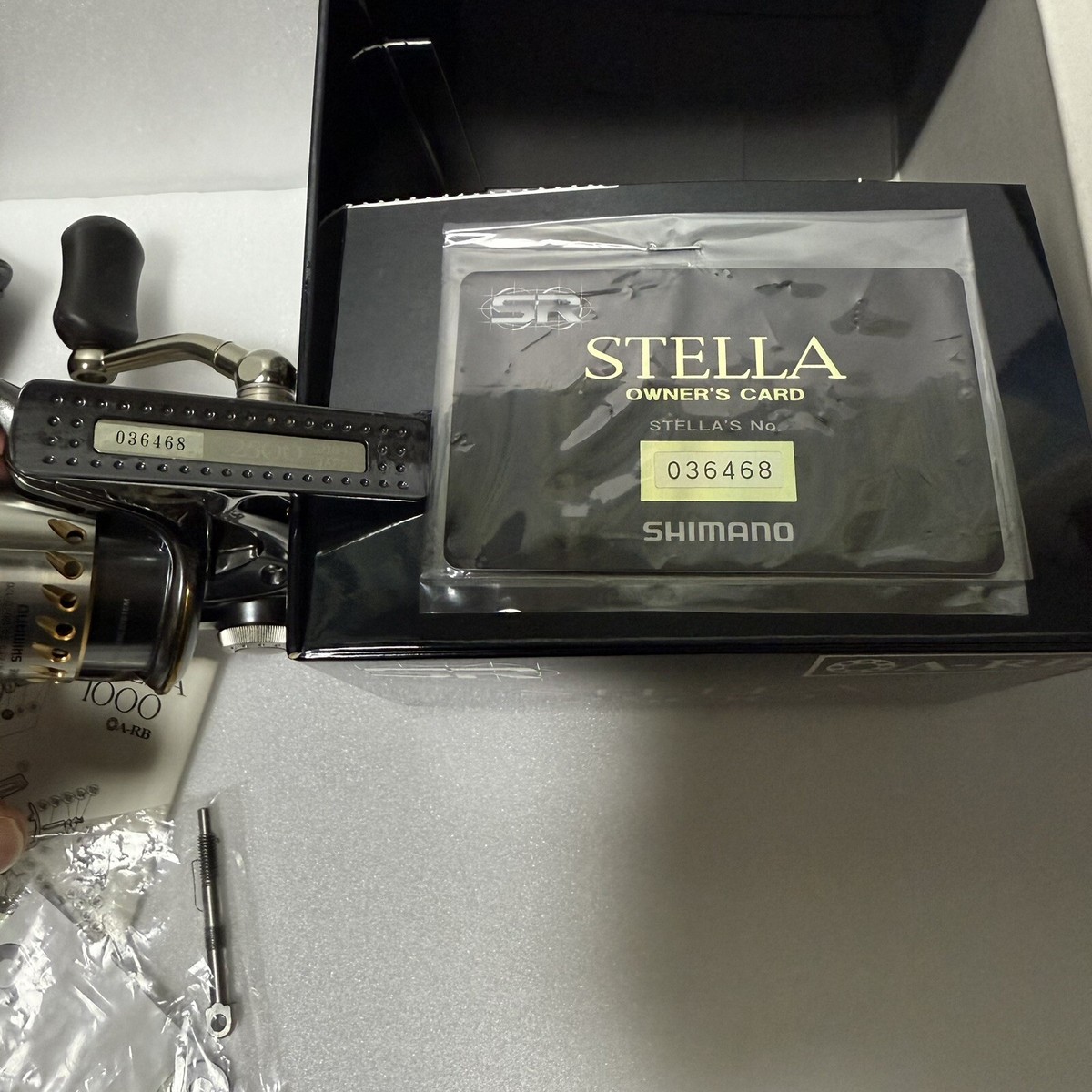 04ステラ2500SDH STELLA Shimano 04 Stella 2500 Spinning Reel with Box Handle Shaft