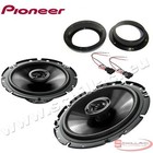 Haut-parleurs encei avant pour PIONEER Volkswagen Golf V/ W T5 avec adaptateurs