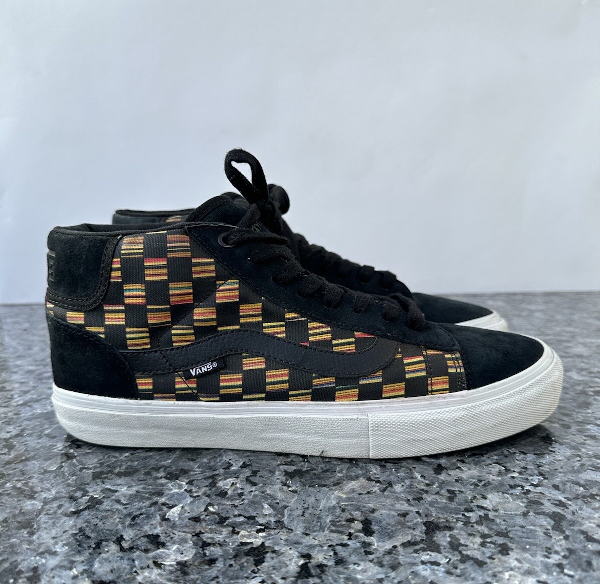 VANS Sk8-Mid x Sean Cliver Syndicate Pro S Checkerboard Gnome Men\'s Size 10.5 RARE? VANS Sean Cliver Authentic PRO S Syndicate Sz 13  main image 4