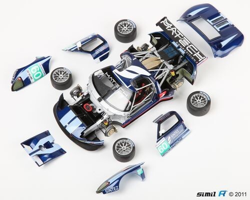 Ford GT 2010 Matech 1-24 SIMIL R 141002 modellino auto da corsa con photoinciso - Imagen 2 de 4