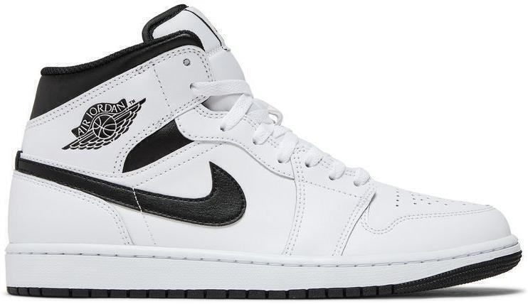 Nike Air Jordan 1 Mid ホワイト/ブラック/ターコイズ Nike Air Jordan 1 Mid Shoes White Black Lt Smoke Gray DQ8426