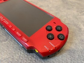 Sony PlayStation Portable PSP 3000 Black/Red Value Pack PSPJ-30026 Exc