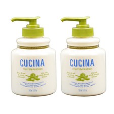 Cucina Sea Salt Amalfi Lemon Regenerating Hand Cream 5 Oz - 2 Pack