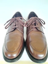 Executive Imperials Men's Brown Leather Oxfords Lace-Up Dress Shoes ~ Size 10 2A