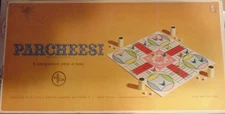 1959 Parcheesi Game Gold Edition by Selchow & Righter Complete in Great Cond