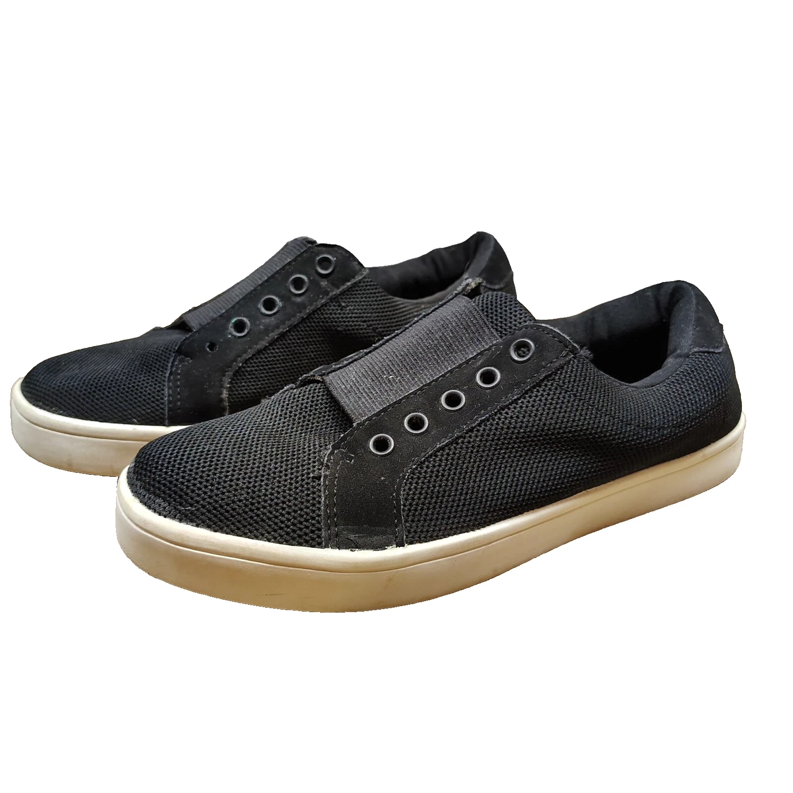 Scarpe donna Softt Grundge slip on nere taglia 6 5 senza cravatta stile Converse