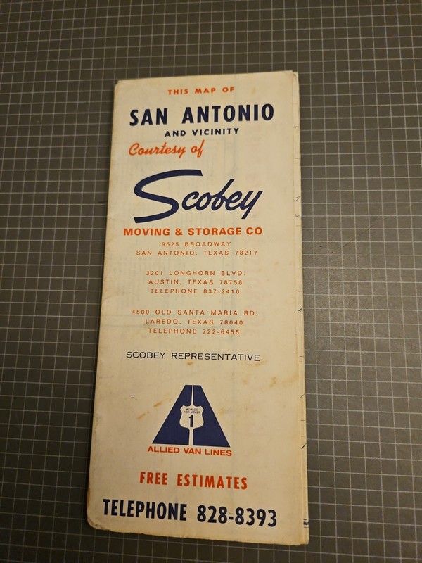 Scobey Moving & Storage Allied Van Lines Map Of San Antonio And Vicinity