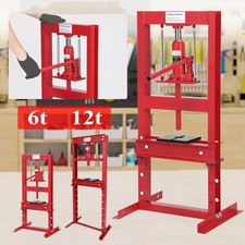 12t Hydraulikpresse Rahmenpresse Höhenverstellbar Werkstattpresse 6t Dornpresse