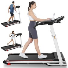 3.5HP Heavy Duty Treadmill for Home, 300 lb Capacity Folding Running Machine