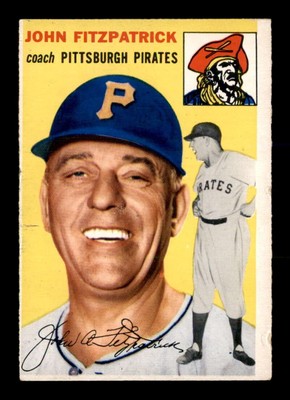 1954 Topps #213 Johnny Fitzpatrick CO RC VG/VGEX X3322318