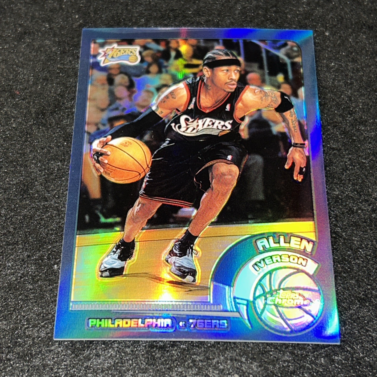 2002-03 Topps Chrome Allen Iverson #3 Refractor