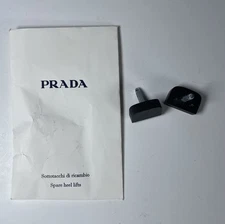 Prada High Heel Shoe Repair Replacement Tips Lifts Caps Taps Pins Black