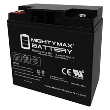 Mighty Max 12V 18AH SLA Replacement Battery for Briggs Stratton 193463GS