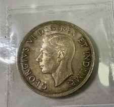 1939 Canada George VI Parliament Dollar Silver ICCS MS64 toner! #XKQ699