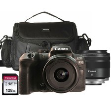 Canon EOS R10 Mirrorless Camera 18-45mm with RF 35mm f/1.8 IS Macro STM Lens Kit