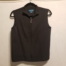 Astra Classic Womens Small Vest Full Zip Nylon Stretch Golf Outdoors Hiking