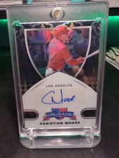 2025 Panini Crusade Signatures Black 1/1 Christian Moore #CS-CMR Auto Angels