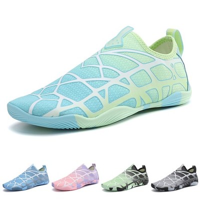 Strand Sneaker als Barfußschuhe   Aquaschuhe ideal zum Schwimmen und Wassersport