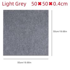 4-40pcs Carpet Tiles 50x50cm Carpet Floor Tiles Non-Slip Flooring Rugs for Home