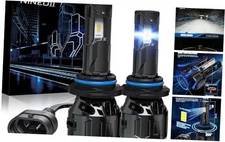  Bulbs Fog Lights, [2025 Upgrade] 600% Brighter 6500K White, Fan-Cooled, 9006