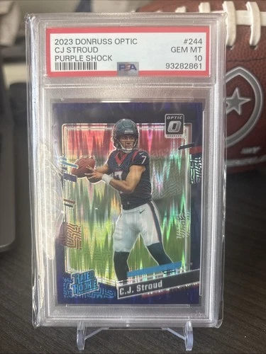 2023  Donruss Optic - Rated Rookie C.J. Stroud #244 Purple Shock (RC)