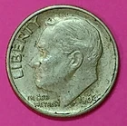 1964 Roosevelt Dime. .0723 Oz. Silver.