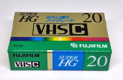FUJIFILM SUPER HG 20 VHS-C Videokassette leer (versiegelt) Neu!