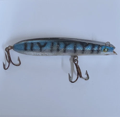 Cordell Sea Hag Topwater Floating Lure, Blue/Silver/Black 5" 5/8 oz C65