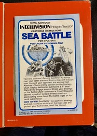 INTELLIVISION 2 GAME LOT MISSION X CIB & SEA BATTLE CIB VGC CLEANED & TESTED