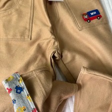 Mickey House Embroidered Car Pants 120cm New