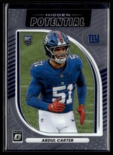 2025 Panini Donruss Optic Football Hidden Potential #17 Abdul Carter Rookie RC