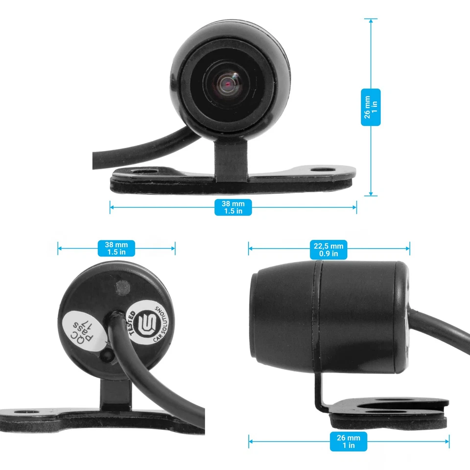 Ford Focus 3 Kuga Escape Fiesta Reverse Camera Kit With 4 Pin Cable Wire Harness - Image 4 of 4