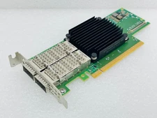 Nvidia MCX653106A-ECAT ConnectX-6 EDR/HDR 100Gb 2-Port QSFP56 PCIe 4.0 x16 NIC
