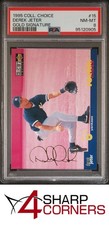 1995 COLLECTOR'S CHOICE GOLD SIGNATURE #15 DEREK JETER HOF PSA 8