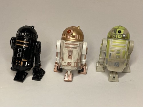 Star Wars Hasbro R2-Q5 R3-T7 R4-G9 Lot of 3 Astromech Droids Loose Action Figure