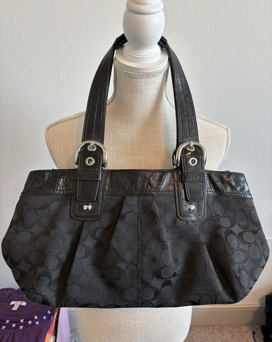 Coach Soho Pleated Signature Canvas