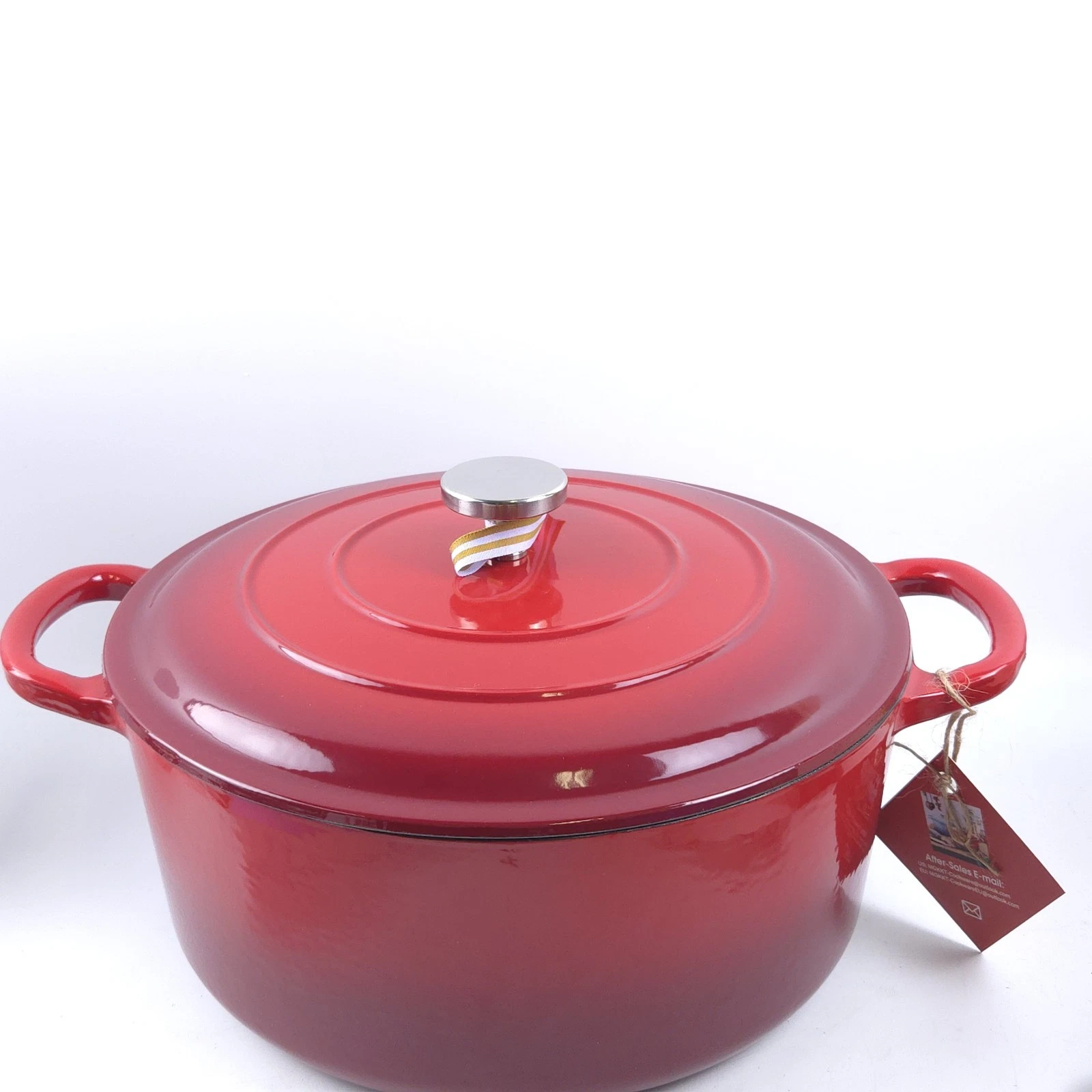 6 Qt Cast Iron Enamel Dutch Oven Red
Opens in a new window or tab